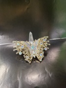 Broszka motyl cyrkonie 