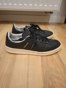 40 2/3 Adidas Originals czarne Sneakersy Earlham buty sportowe skórzane