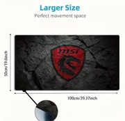 Duża Podkładka pod Myszkę Gamingową MSI