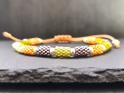 Kolorowa bransoletka z koralików - handmade 