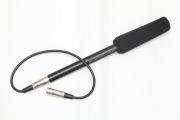 Mikrofon kierunkowy typu shotgun + kabel XLR – gotowy do pracy
