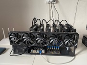 Koparka kryptowalut 6x ASUS RX6600 // 174.6 MH