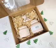 Pomysł na prezent gips ozdobyny pojemnik handmade