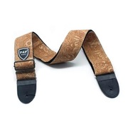 Pasek gitarowy Denim P&P jasnobrązowy 