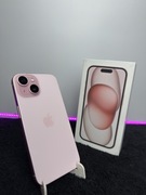 iPhone 15|Różowy|100%|Super Stan|Pełen Zestaw
