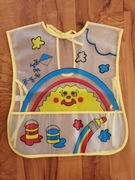 Śliniak fartuszek z folii bez BPA 0%  24-36 m-cy