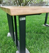 Stolik kawowy dębowy w stylu loft ława do salonu bardzo duża 