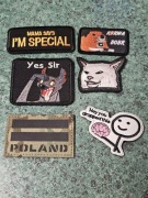 Rzepy Taktyczne Morale Akcesoria Odznaki Rozpoznawcze Patch Naszywka