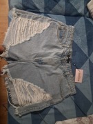 Spodenki krótkie jeansowe MissGuided