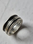 Obrączka pierścionek srebrny masywny 6,6 gr