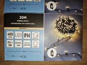 Lampki choinkowe LED ciepła biel 20m 