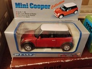 Welly Mini Cooper 1:36 model samochodu metalowy, bardzo dobry stan
