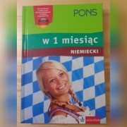 NIEMIECKI w 1 miesiąc PONS kurs językowy książkaCD
