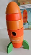 Wieża drewniana - rakieta z królikiem - Elefun
