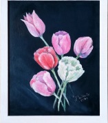 Obraz kwiaty tulipany