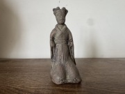 Chińska figurka z terakoty Han Mingqi replika vintage wabi sabi
