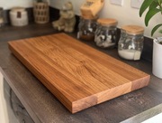 DESKA DO KROJENIA DREWNIANA DĘBOWA 50x30x5 cm PREMIUM DUŻA