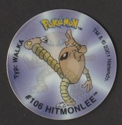 POKEMON TAZO ŻETON - # 106 HITMONLEE