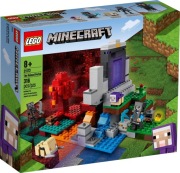 NOWY 21172 LEGO Minecraft  Zniszczony portal - uszkodzone pudełko 