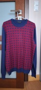 Sweter XL Vistula 50%wełna ciepły na Dzień Dziadka prezent 