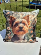 Poszewka, poduszka piesek york 40x40 dzień matki urodziny