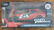 JADA FAST AND FURIOUS SZYBCY I WŚCIEKLI MITSUBISHI LANCER EVOLUTION IX 1:32
