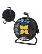 PRZEDŁUŻACZ BĘBNOWY NA BĘBNIE 50M 3x2,5 H05VV-F OWY