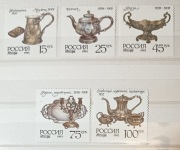 Mi 307-311. Zabytkowe wyroby z Muzeów Kremla Moskiewskiego