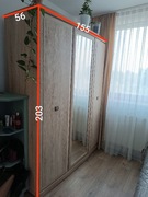 Szafa na ubrania 155*203*56