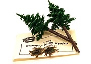 Vintage KS 262/5660/11 Drzewo - Jodła wysoka 11cm H0/TT/N do makiety PIKO 