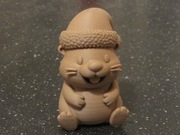 Świąteczna figurka Bóbr