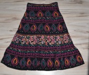 113^ Riviera letnia spódnica bawełna kwiaty  36/38