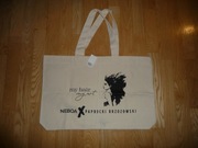 PAPROCKI & BRZOZOWSKI x NEBOA DUŻA TORBA BAWEŁNIANA NOWA