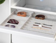 wysuwana półka z wkładem komplement IKEA PAX ciemnoszary 70x56,5