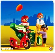 PLAYMOBIL 3819 plac zabaw dzieci krokodyl szczudła hulajnoga VINTAGE