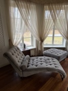 Szezlong leżanka puf