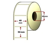 Etykiety Naklejki Termiczne 40x30mm 3750 szt
