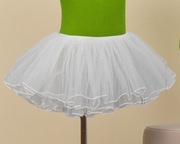 Spódnica baletowa dla dziewczynek biała tiul spódnica do tańca dla balerin