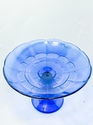 Patera Kobaltowa Huta Ząbkowice PRL Vintage