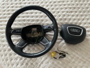 Kierownica skórzana multifunkcja + airbag Audi A3 8V