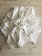 Duży biały obrus 120x50 cm len