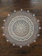 Szydełkowa serweta, serweta na stół, obrus