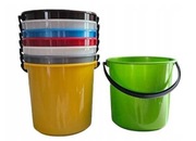 WIADRO WIADERKO PLASTIKOWE  8 litrów mix kolorów !