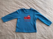 Polarowa niebieska bluzka bluza straż pożarna Primark 110 - 116