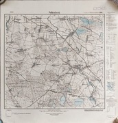 Oryginalna mapa Messtichblatt 3140 Falkenberg Jasień 1929r pomiar 1885r