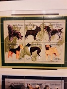 Gwinea Bissau 2001  Mi 1565-70  ark pies  idealna  pozycja