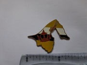 Magnes na lodówkę - 819g. BRUNEI Mapa
