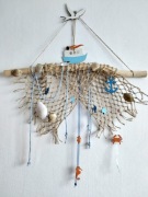 Dekoracja marynistyczna morska sieć kij prezent