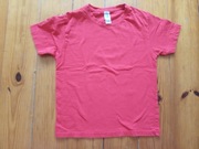t-shirt dziewczęcy JHK 128 czerwony