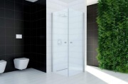 Kabina Sea-Horse BKP122 Fresh Line 2xDrzwi Chrom Czarny 80x90 Promocja 